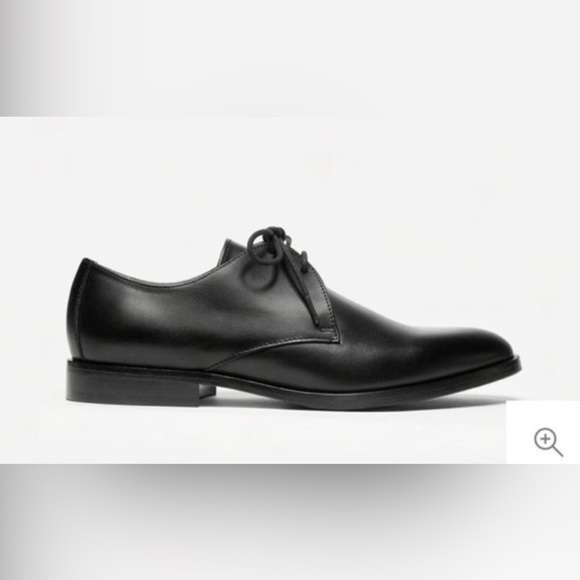 🖤 Everlane Black Leather Oxford Shoes – Size 8.5 (Made in Italy) Women's - Picture 7 of 8